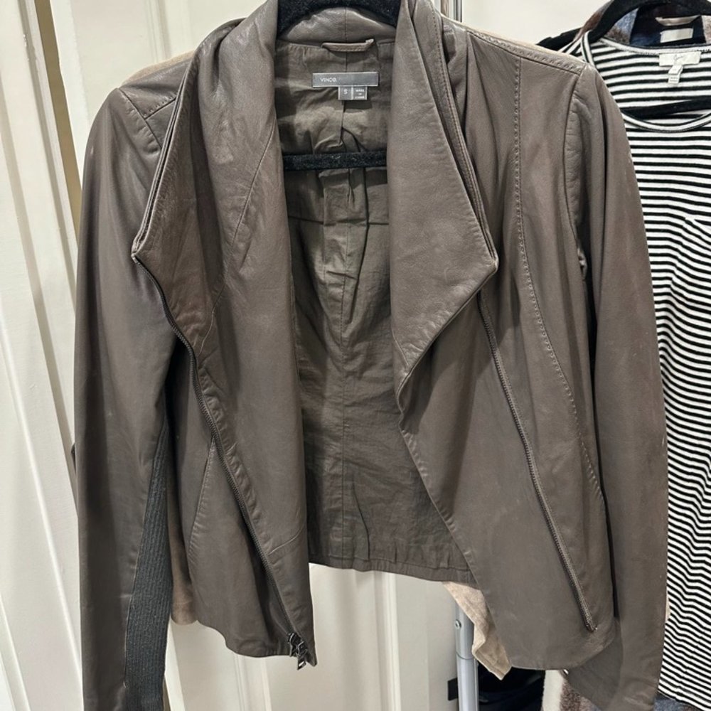 Vince Leather Jacket